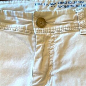 Gap Vintage Rolled Cropped Khakis